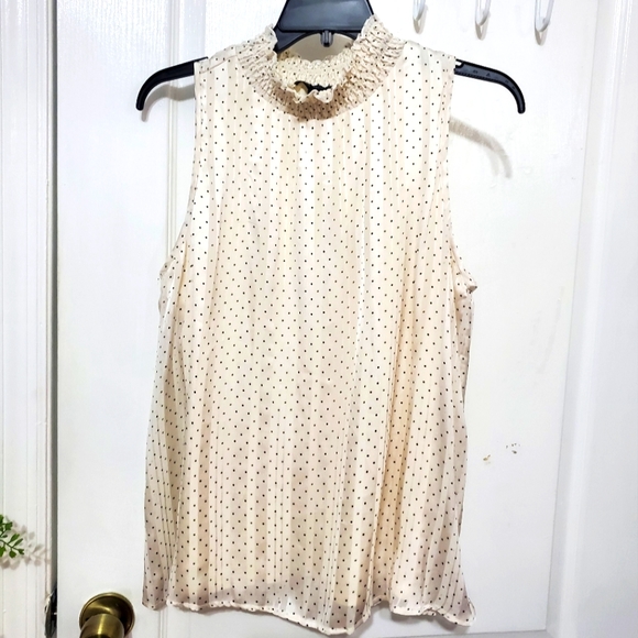 Sara Michelle Tops - Polka dot blouse